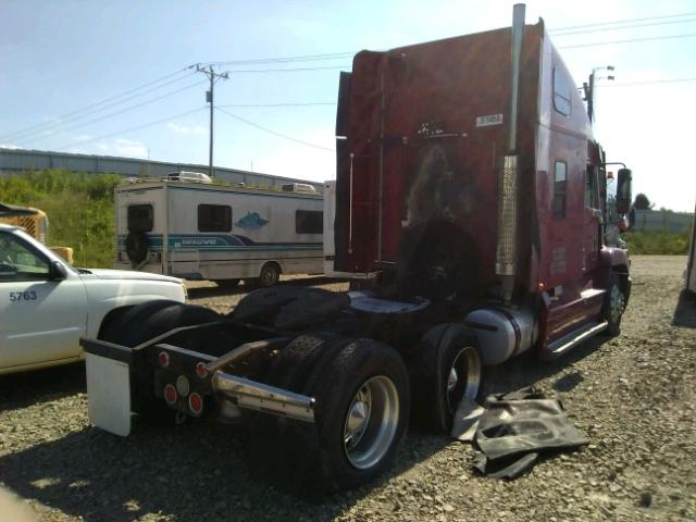 1FUJBBCK17PY43223 - 2007 FREIGHTLINER CONVENTION RED photo 4