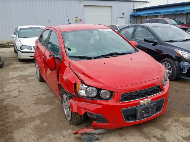 1G1JA5SH4E4197345 - 2014 CHEVROLET SONIC LS 红色 照片 1
