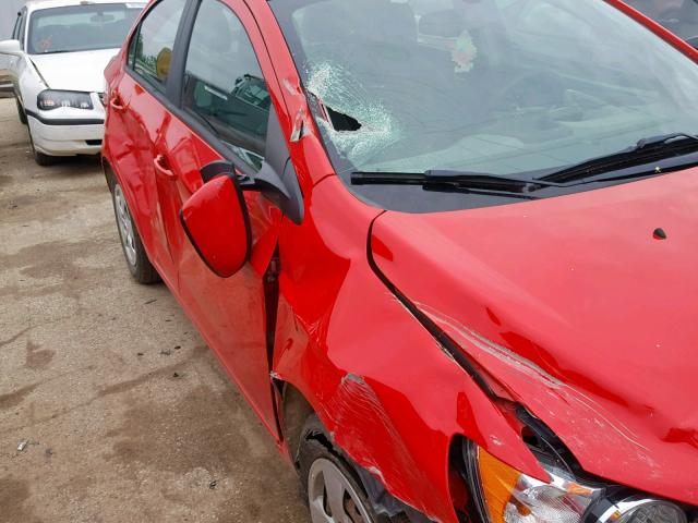 1G1JA5SH4E4197345 - 2014 CHEVROLET SONIC LS 红色 照片 9