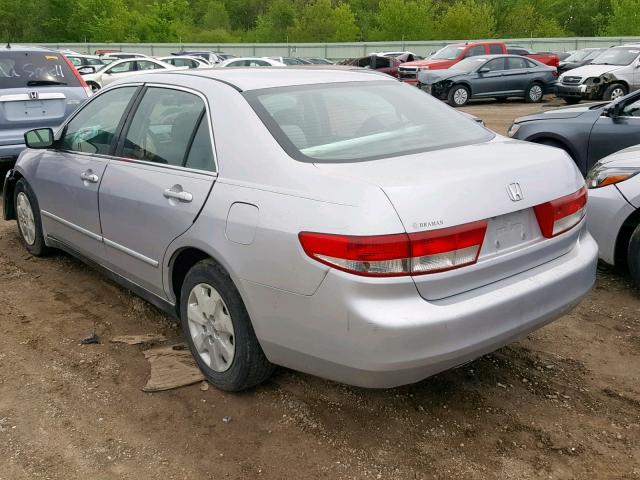 1HGCM56373A083670 - 2003 HONDA ACCORD LX SILVER photo 3