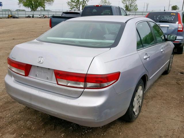 1HGCM56373A083670 - 2003 HONDA ACCORD LX SILVER photo 4