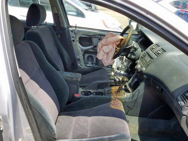 1HGCM56373A083670 - 2003 HONDA ACCORD LX SILVER photo 5