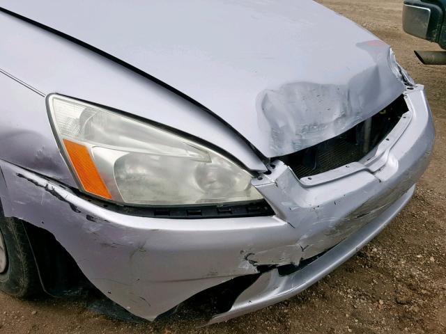 1HGCM56373A083670 - 2003 HONDA ACCORD LX SILVER photo 9