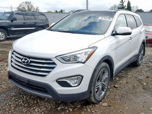 KM8SRDHFXEU045859 - 2014 HYUNDAI SANTA FE G WHITE photo 2