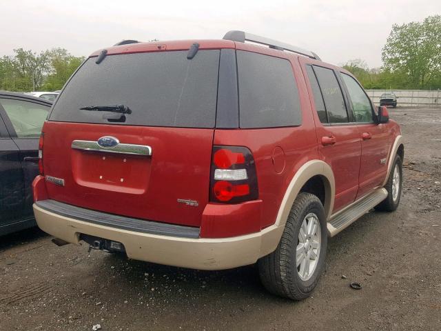 1FMEU74E66UB33108 - 2006 FORD EXPLORER E RED photo 4