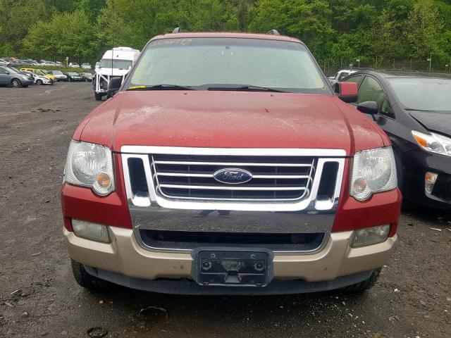 1FMEU74E66UB33108 - 2006 FORD EXPLORER E RED photo 9