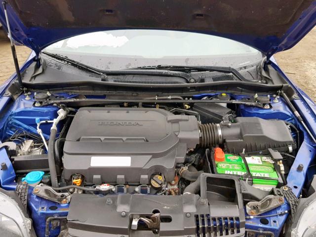 1HGCT2B89DA011065 - 2013 HONDA ACCORD EXL BLUE photo 7