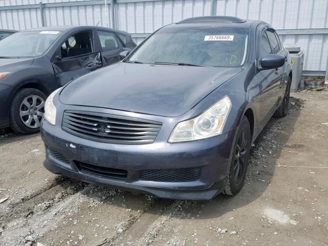 JNKCV61F39M360565 - 2009 INFINITI G37 BLACK photo 2