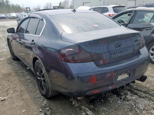 JNKCV61F39M360565 - 2009 INFINITI G37 BLACK photo 3