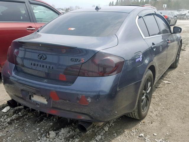 JNKCV61F39M360565 - 2009 INFINITI G37 BLACK photo 4