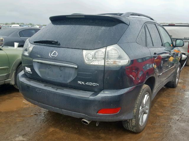 JTJHW31U272017043 - 2007 LEXUS RX 400H CHARCOAL photo 4