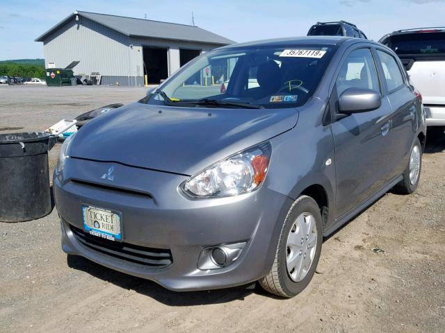 ML32A3HJ6FH047003 - 2015 MITSUBISHI MIRAGE DE GRAY photo 2