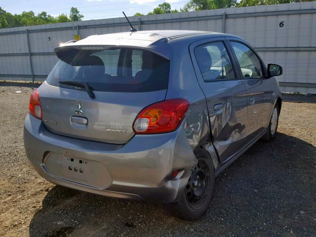 ML32A3HJ6FH047003 - 2015 MITSUBISHI MIRAGE DE GRAY photo 4