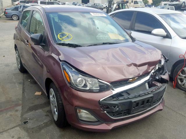 KL8CB6SA2KC719423 - 2019 CHEVROLET SPARK LS PURPLE photo 1