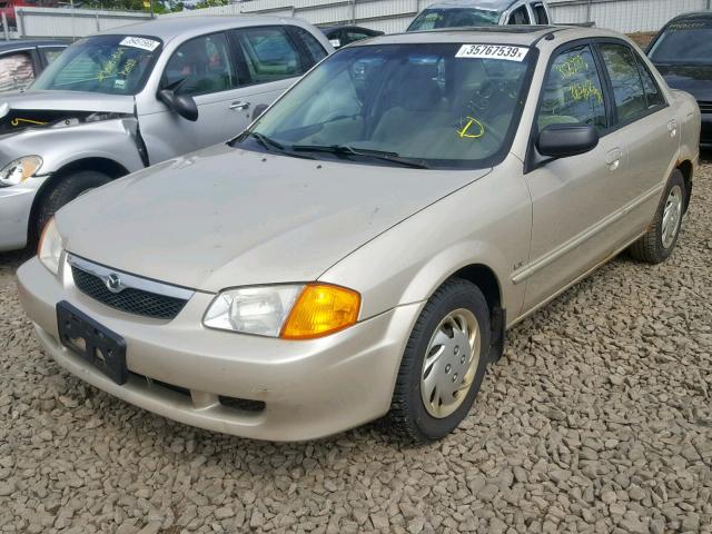 JM1BJ2228Y0271786 - 2000 MAZDA PROTEGE DX TAN photo 2