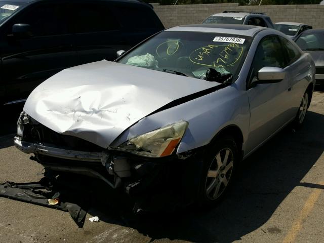 1HGCM82685A012384 - 2005 HONDA ACCORD SILVER photo 2