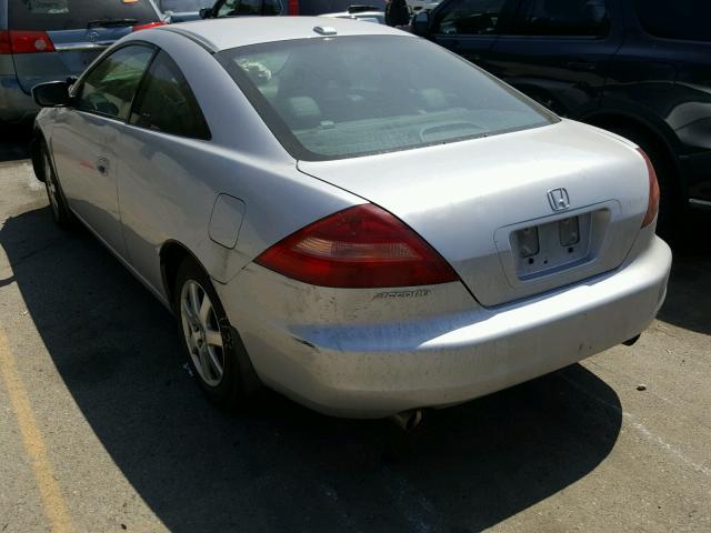 1HGCM82685A012384 - 2005 HONDA ACCORD SILVER photo 3