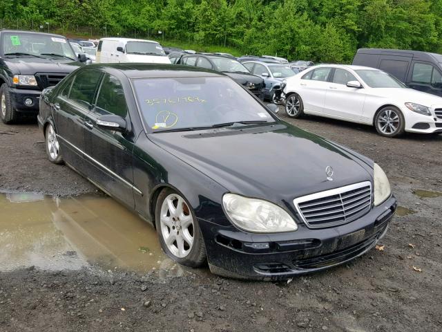 WDBNG84J95A460132 - 2005 MERCEDES-BENZ S 500 4MAT BLACK photo 1