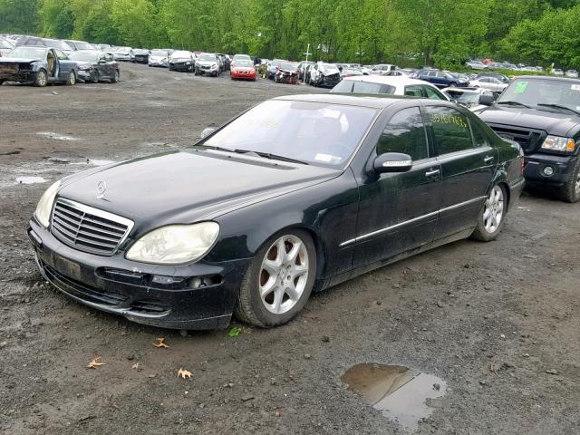 WDBNG84J95A460132 - 2005 MERCEDES-BENZ S 500 4MAT BLACK photo 2