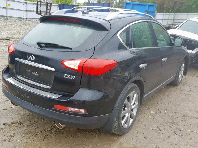 JN1BJ0HRXDM482003 - 2013 INFINITI EX37 BASE BLACK photo 4