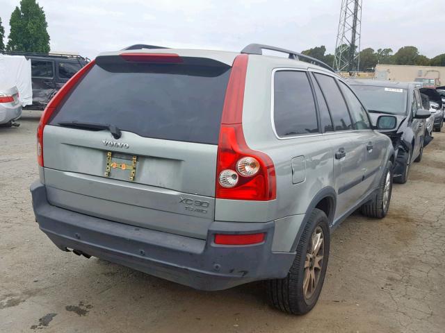 YV1CZ91H141077059 - 2004 VOLVO XC90 T6 SILVER photo 4