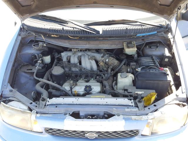 4N2DN1113VD815564 - 1997 NISSAN QUEST XE BLUE photo 7