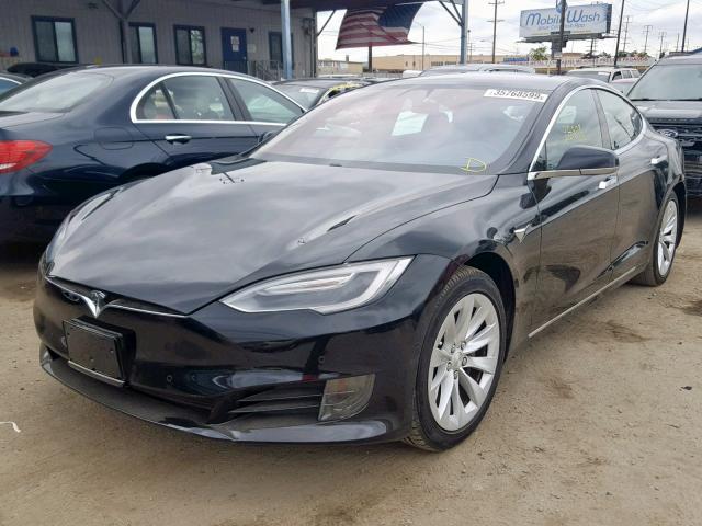 5YJSA1E17HF202523 - 2017 TESLA MODEL S BLACK photo 2