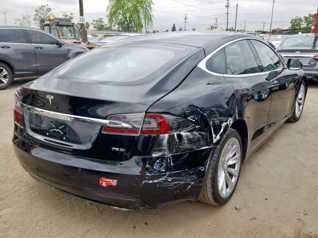 5YJSA1E17HF202523 - 2017 TESLA MODEL S BLACK photo 4