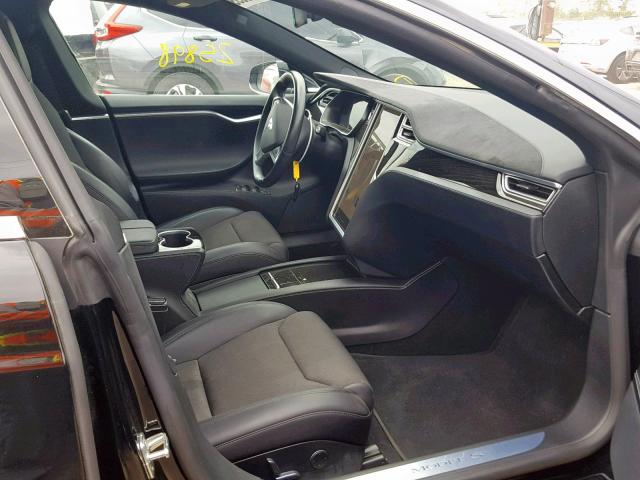 5YJSA1E17HF202523 - 2017 TESLA MODEL S BLACK photo 5