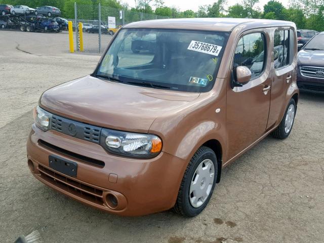 JN8AZ2KR5BT214392 - 2011 NISSAN CUBE BASE ORANGE photo 2