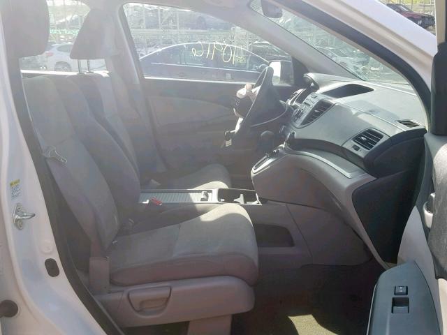 5J6RM3H31DL041344 - 2013 HONDA CR-V LX WHITE photo 5