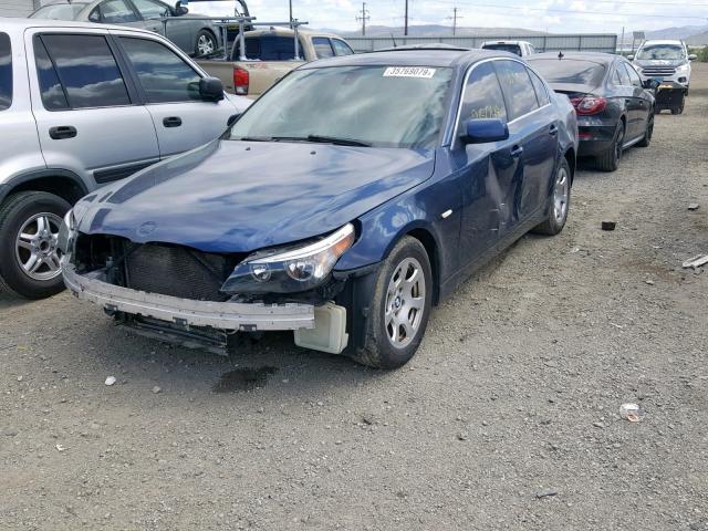 WBANA53574B173884 - 2004 BMW 525 I BLUE photo 2