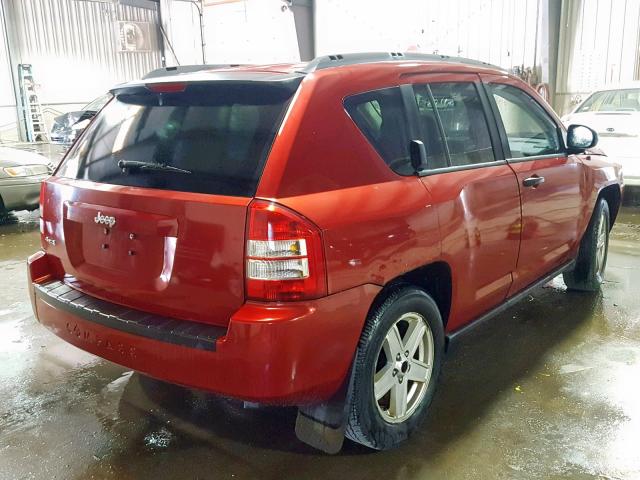 1J8FF47W27D140900 - 2007 JEEP COMPASS MAROON photo 4