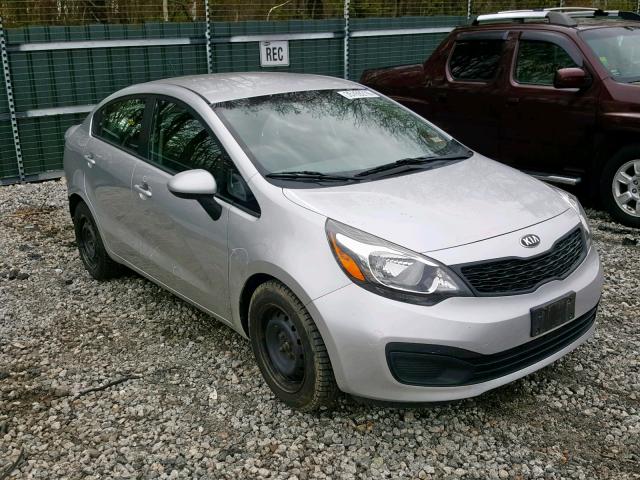 KNADM4A3XE6415432 - 2014 KIA RIO LX SILVER photo 1