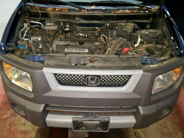 5J6YH28503L036274 - 2003 HONDA ELEMENT EX BLUE photo 7