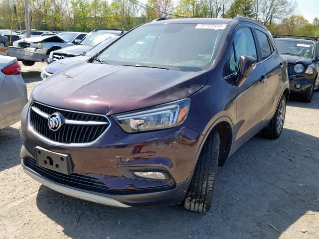 KL4CJ2SB8HB068058 - 2017 BUICK ENCORE SPO MAROON photo 2