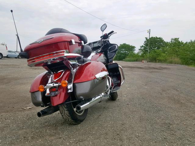 JKBVNRB18JA017275 - 2018 KAWASAKI VN1700 B RED photo 4