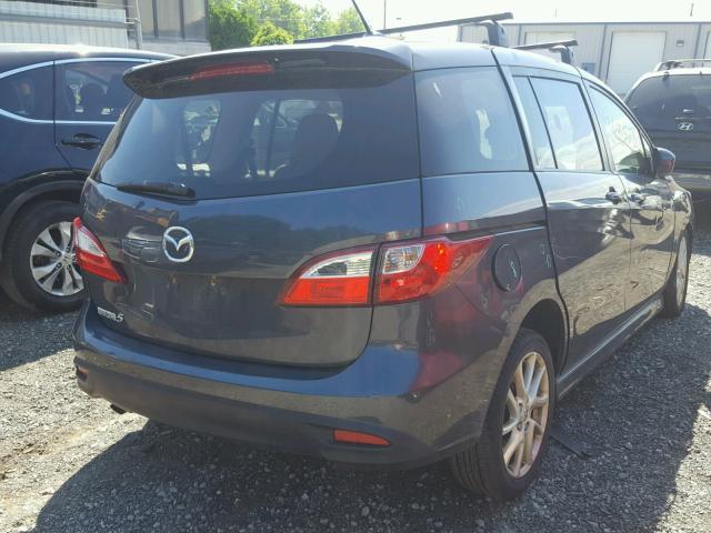 JM1CW2CL3C0134020 - 2012 MAZDA 5 GRAY photo 4