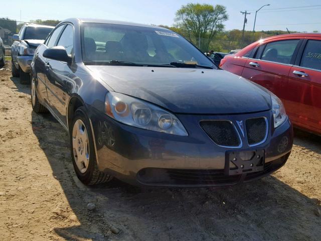 1G2ZF58B674109885 - 2007 PONTIAC G6 VALUE L BLACK photo 1