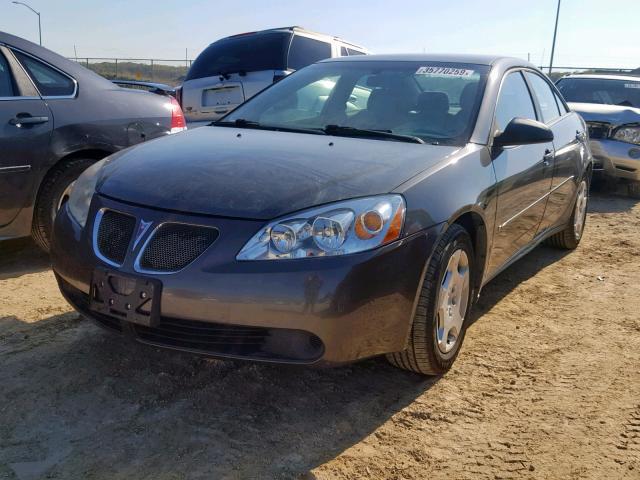 1G2ZF58B674109885 - 2007 PONTIAC G6 VALUE L BLACK photo 2