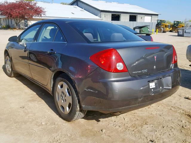 1G2ZF58B674109885 - 2007 PONTIAC G6 VALUE L BLACK photo 3