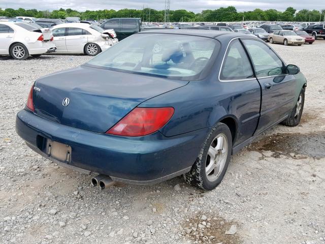 19UYA225XVL017092 - 1997 ACURA 3.0CL TURQUOISE photo 4