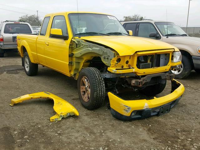 1FTYR14U26PA01002 - 2006 FORD RANGER SUP YELLOW photo 1