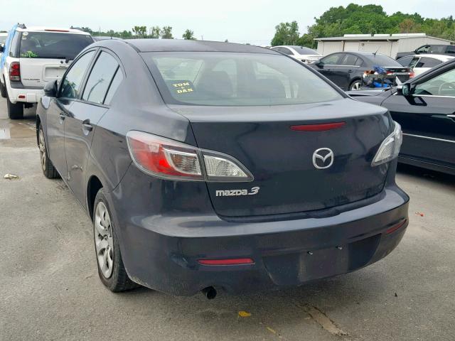 JM1BL1UF1C1678324 - 2012 MAZDA 3 I BLACK photo 3