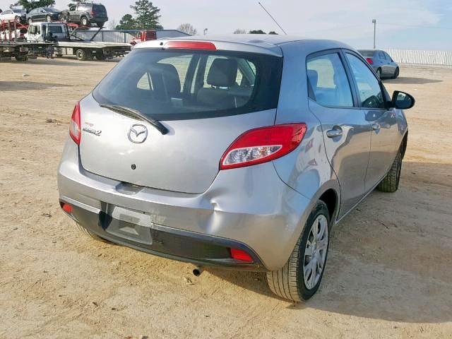 JM1DE1KZ0E0183394 - 2014 MAZDA MAZDA2 SPO GRAY photo 4