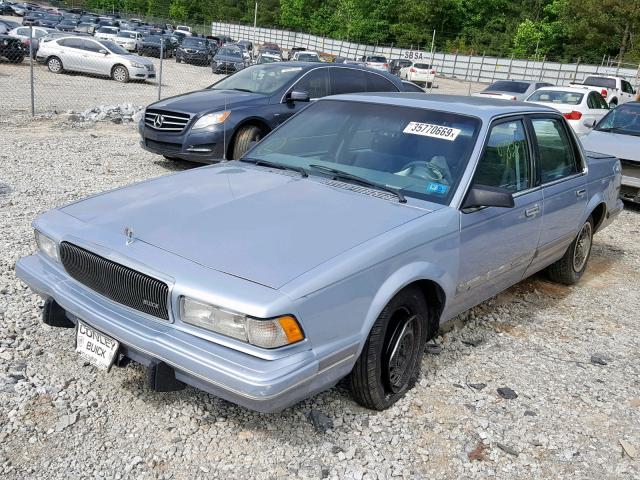 3G4AG55M6RS605392 - 1994 BUICK CENTURY SP BLUE photo 2