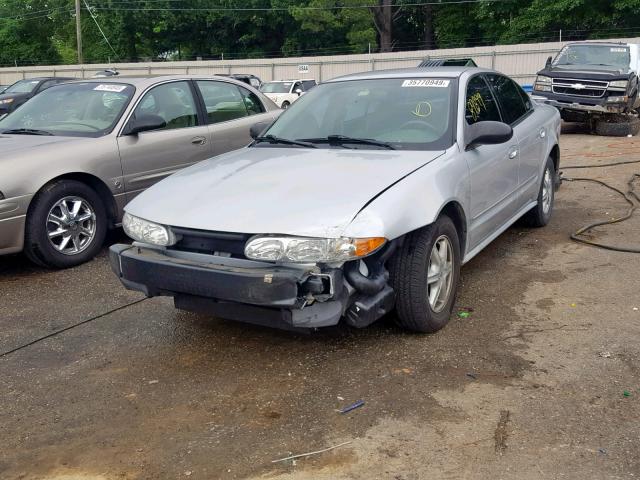 1G3NL52F44C209287 - 2004 OLDSMOBILE ALERO GL SILVER photo 2