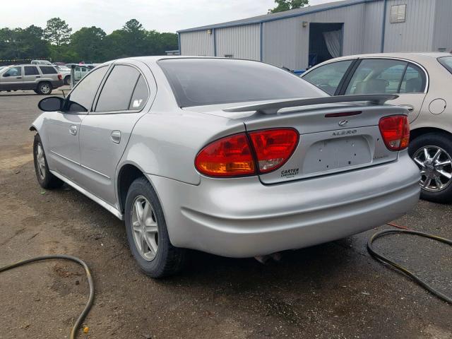 1G3NL52F44C209287 - 2004 OLDSMOBILE ALERO GL SILVER photo 3