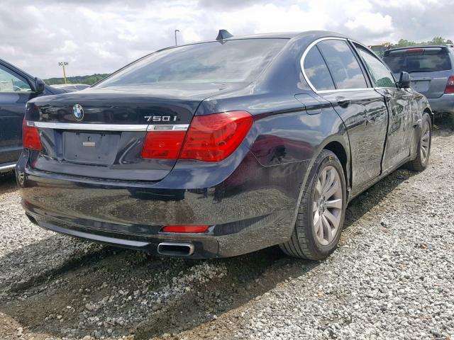 WBAKC6C55ACL67676 - 2010 BMW 750 I BLACK photo 4