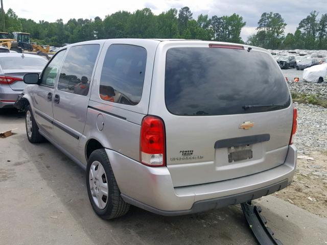 1GNDV23L96D160990 - 2006 CHEVROLET UPLANDER L 银色 照片 3